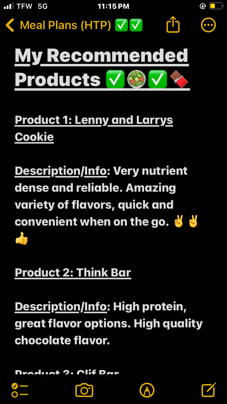 My Recommended Products (Available Now!!) 🍫🙏👍