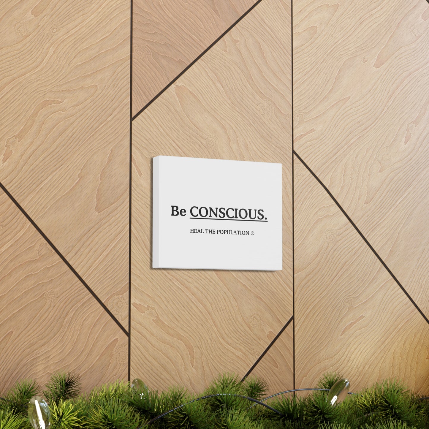Be Conscious Canvas