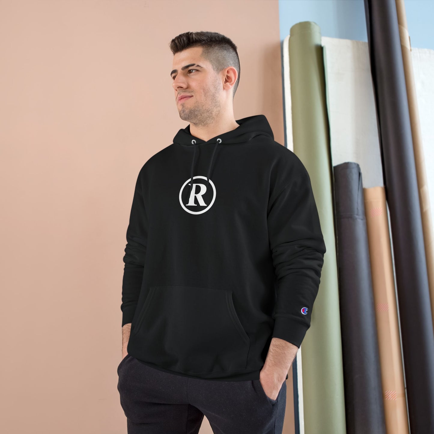Champion Hoodie - Heal the Population, Sporty Casual Wear, Ideal Gift for Activists, Unisex Hoodie for Everyday Style