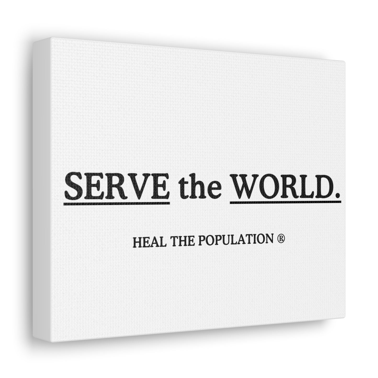 Serve the World Canvas